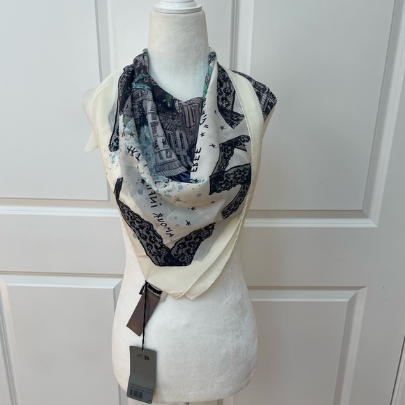 Blondie 85 Zadigcity Night Silk Scarf from Zadig& Voltaire - Picture 10 of 15